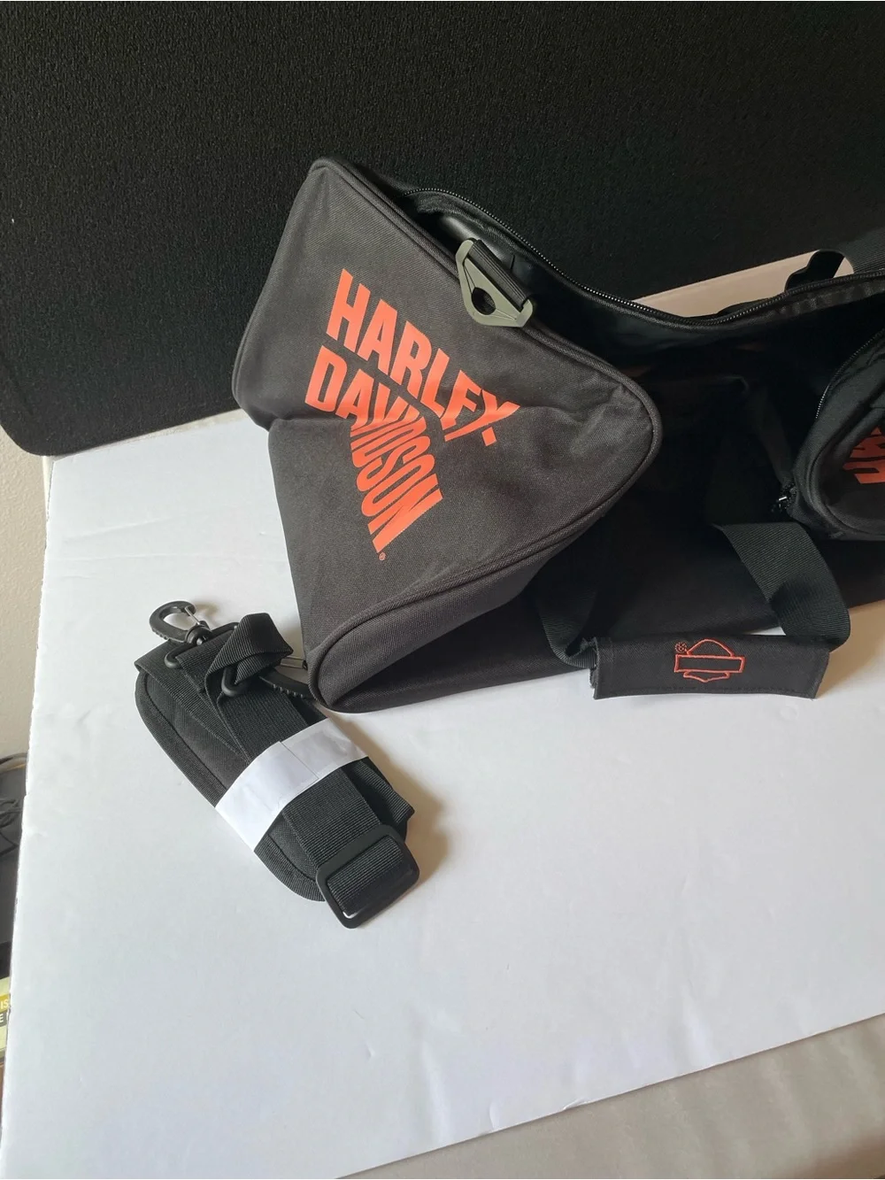 Harley-Davidson Black Duffel/backpack. NWOT